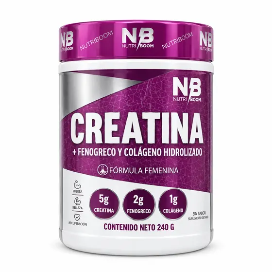 Creatina + Fenogreco + Colágeno Hidrolizado